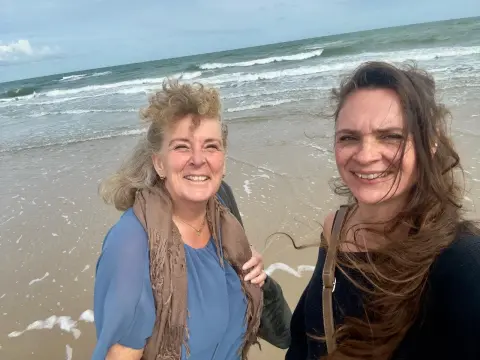 At the beach wind